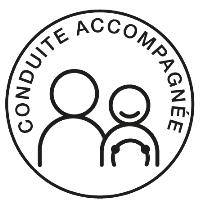 Stickers Multi-couleurs Disque Adhesif Conduite Accompagnee