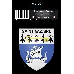 Stickers Multi-couleurs STICKZIF 1 Adhesif Blason Saint Nazaire STV44-4B