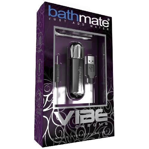 Stimulateur Rechargeable Bathmate Vibe Chrome Bathmate