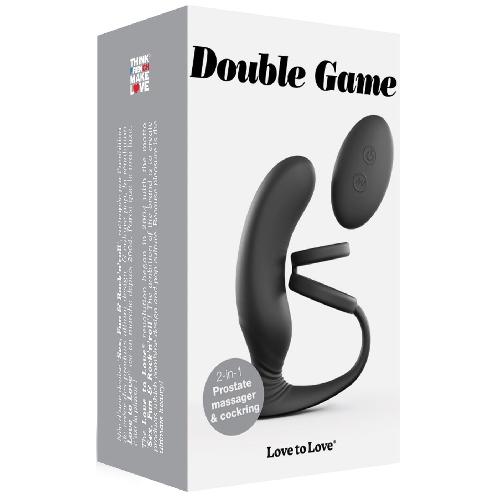 Stimulateur Rechargeable de Prostate Double Game