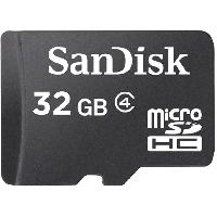 Stockage Externe Carte memoire Micro SD HC 32GB - SANDISK