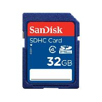 Stockage Externe Carte memoire SD HC 32GB - SANDISK