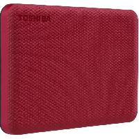 Stockage Externe Disque dur externe - TOSHIBA - Canvio Advance - 1 To - Rouge