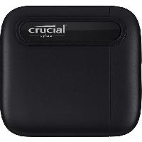 Stockage Externe SSD Externe - CRUCIAL - X6 Portable SSD - 500Go - USB-C (CT500X6SSD9)