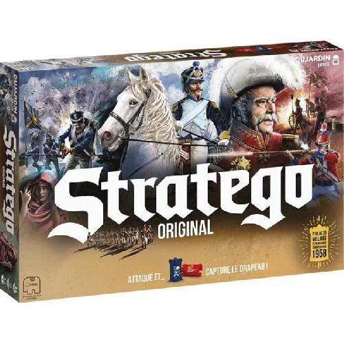 Jeu De Societe - Jeu De Plateau Stratego Original - Jeu de société - DUJARDIN - Lancez l'offensive et protégez votre drapeau dans ce classique du jeu stratégique !