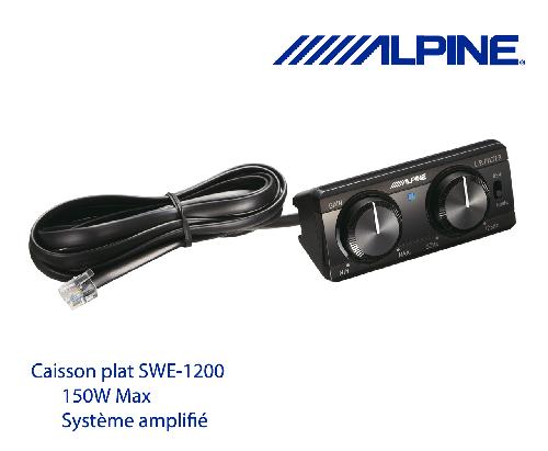 Subwoofer Alpine SWE-1200 amplifie 150W 20cm - archives