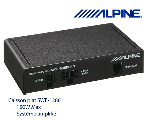 Subwoofer Alpine SWE-1200 amplifie 150W 20cm - archives