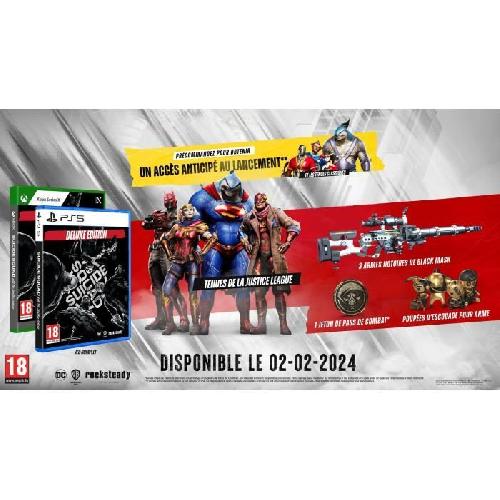 Sortie Jeu Playstation 5 Suicide Squad : Kill The Justice League - Jeu PS5 - Deluxe Edition