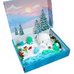 Jeu De Sable A Modeler Super Snow Man City - Kit de loisir créatif pour créer un igloo et un bonhomme de neige - GOLIATH
