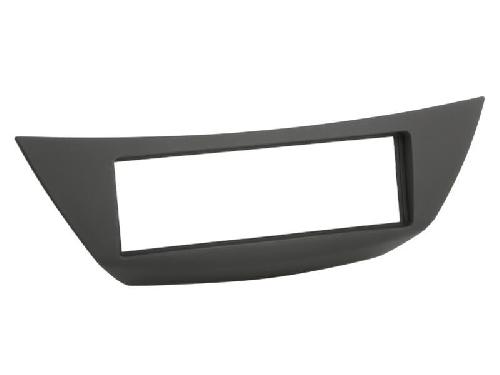 Supports Autoradio de Roger Support 1 DIN compatible avec Renault Laguna 3 ap07 - Noir