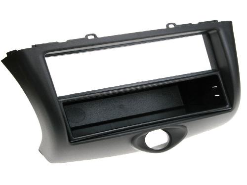 Supports Autoradio de Roger Support 1Din autoradio compatible avec Toyota Yaris et Verso 03-06 avec vide-poche bulk