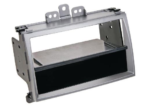 Supports Autoradio de Roger Support 1Din compatible avec Hyundai i20 ap09 Avec vide poche - Argent