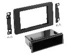 Facade autoradio Renault Support 2Din avec vide poche pour Renault Express -RJK-