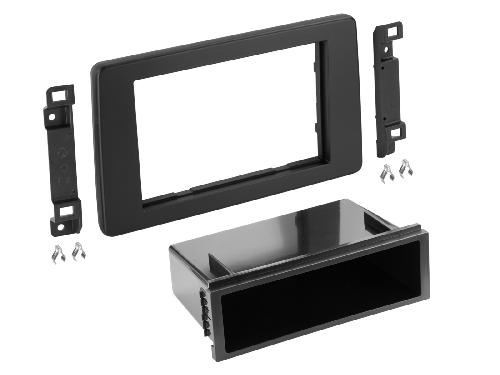 Facade autoradio Renault Support 2Din avec vide poche pour Renault Express -RJK-
