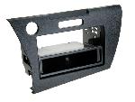 Supports Autoradio de Roger Support 2Din compatible avec Honda CR-Z 10-13 - vide poche - Noir