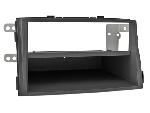 Supports Autoradio de Roger Support 2Din compatible avec Kia Sorento II -XM- ap09 avec vide-poche - Noir
