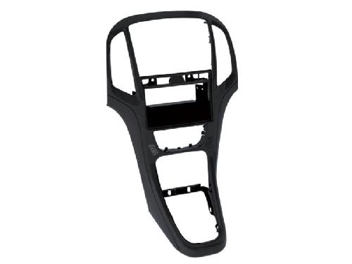 Supports Autoradio de Roger Support 2Din compatible avec Opel Astra J ap09 avec vide-poche - noir perle