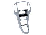 Supports Autoradio de Roger Support 2Din compatible avec Opel Astra J ap09 avec vide-poche - Platine Argent