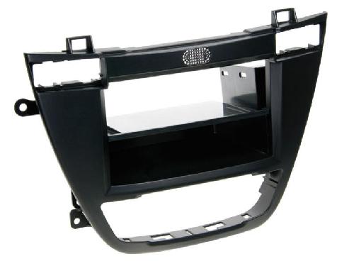 Supports Autoradio de Roger Support 2Din compatible avec Opel Insignia 08-13 avec vide-poche - Noir