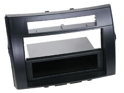 Supports Autoradio de Roger Support 2Din compatible avec Toyota Corolla verso 04-09 Avec vide poche - Noir