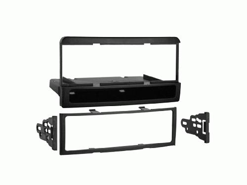 Facade autoradio Ford support autoradio 1 DIN avec poche Ford Mazda Mercury noire