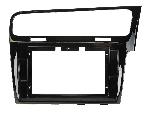 Facade autoradio VW Support Autoradio 10 pour VW Golf VII 2012-2020 noir piano RHD