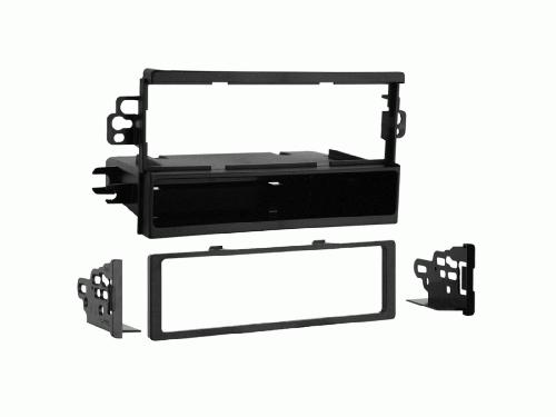 Facade autoradio Suzuki Support autoradio 1Din avec compartiment pour Chevrolet Pontiac Suzuki noir