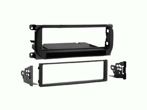Facade autoradio Chrysler Support autoradio 1Din avec vide-poches pour Chrysler Dodge Jeep Plymouth