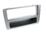Supports Autoradio de Roger Support autoradio 1DIN compatible avec Honda Civic 01-03 - avec vide poche - Argent