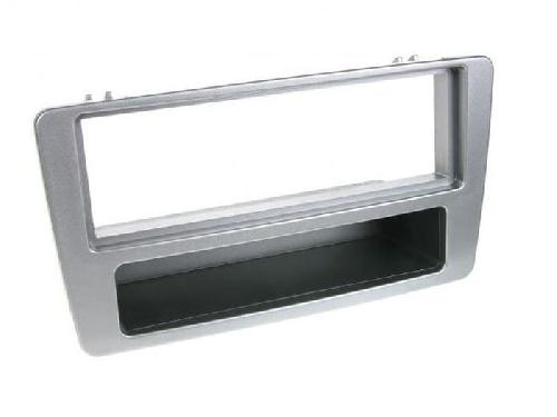 Supports Autoradio de Roger Support autoradio 1DIN compatible avec Honda Civic 01-03 - avec vide poche - Argent