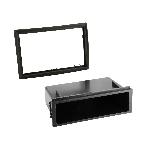 Support autoradio 1DIN compatible avec Megane 2 02-10 - Avec vide poche - Noir