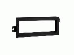 Facade autoradio Chrysler Support Autoradio 1Din pour Chrysler Dodge Plymouth - Noir