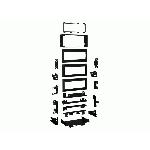 Support Autoradio 1Din pour vehicules GM divers