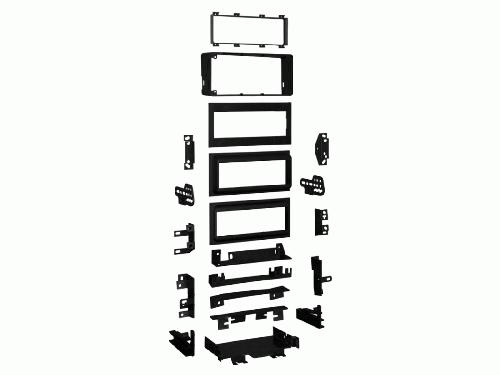 Facade autoradio Chrysler Support Autoradio 1Din pour vehicules GM divers