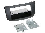 Supports Autoradio de Roger Support autoradio 2 DIN compatible avec Mitsubishi Colt 08-12 avec vide poche - Noir