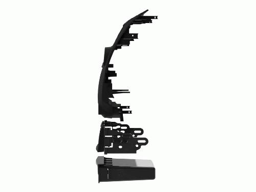Facade autoradio Honda Support Autoradio 2Din avec compartiment pour Honda Accord Crosstour USA