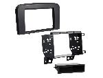Facade autoradio Volvo Support Autoradio 2Din avec compartiment pour Volvo S80-TS- 08 1998-06 2004