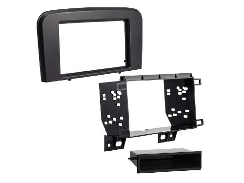 Facade autoradio Volvo Support Autoradio 2Din avec compartiment pour Volvo S80-TS- 08 1998-06 2004
