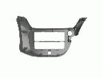 Facade autoradio Honda Support Autoradio 2Din avec rangement Honda Fit Jazz 2009-2013