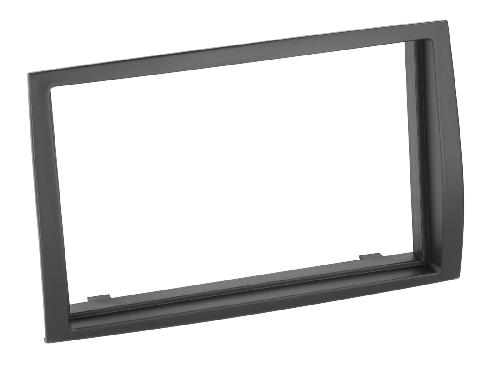 Facade autoradio Citroen Support autoradio 2Din Citroen Fiat Opel Peugeot noir