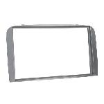 Supports Autoradio de Roger Support autoradio 2Din compatible avec Alfa Romeo 147 00-10 GT 04-10 argent clair