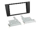 Supports Autoradio de Roger Support autoradio 2DIN compatible avec Audi A4 99-05 Noir