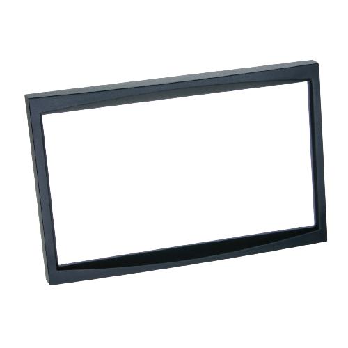 Supports Autoradio de Roger Support Autoradio 2DIN compatible avec Citroen C2 C3 Fiat Scudo Peugeot 207 307 01-12 Noir