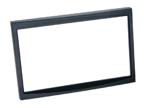 Supports Autoradio de Roger Support Autoradio 2DIN compatible avec Citroen C2 C3 Fiat Scudo Peugeot 207 307 01-12 Noir