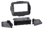 Supports Autoradio de Roger Support autoradio 2DIN compatible avec Jeep Renegade ap14 Noir