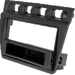 Supports Autoradio de Roger Support autoradio 2Din compatible avec Kia Picanto 04-08 avec vide-poche Noir