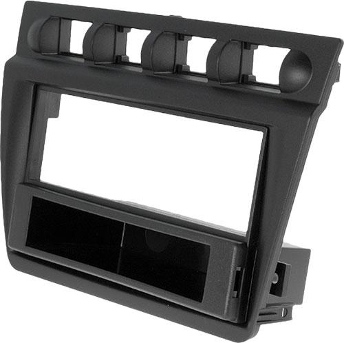 Supports Autoradio de Roger Support autoradio 2Din compatible avec Kia Picanto 04-08 avec vide-poche Noir