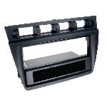Support autoradio 2Din compatible avec Kia Picanto ap05 avec vide-poche Noir