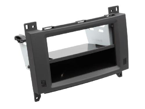 Supports Autoradio de Roger Support autoradio 2Din compatible avec Mercedes Classe A B Vito avec Vide poche Noir