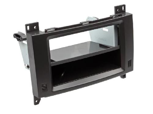 Supports Autoradio de Roger Support autoradio 2Din compatible avec Mercedes Classe AB Vito ap04 Avec vide poche - Noir